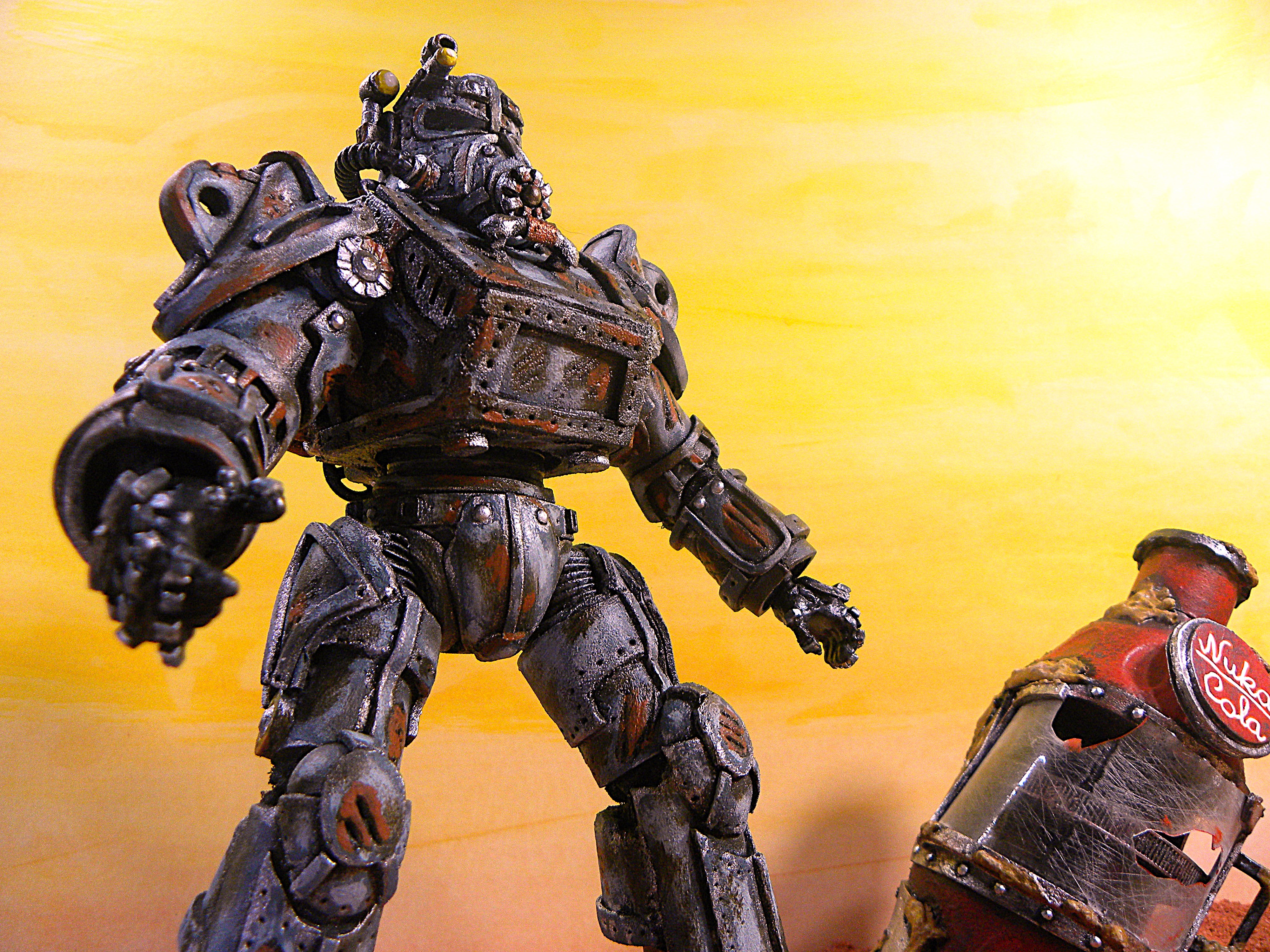 Fallout Power Armour & Dogmeat Action Figures